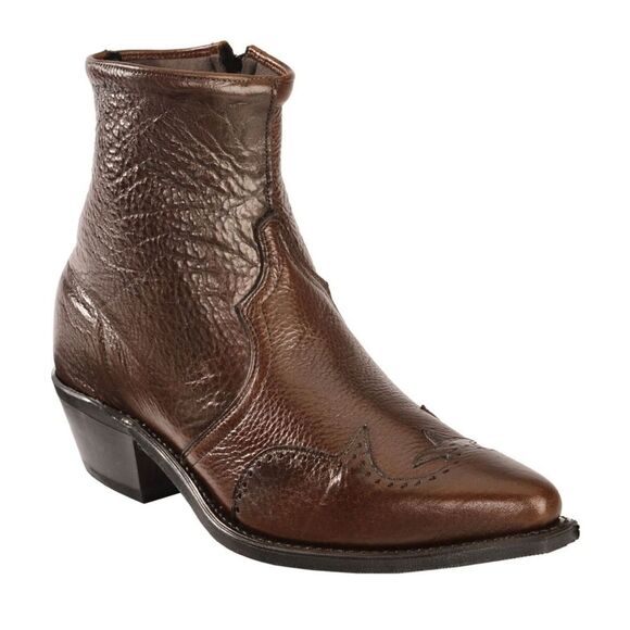 (Z3) Abilene Western Wingtip Zip Cutout Toe Boots Size 11.5 Men's